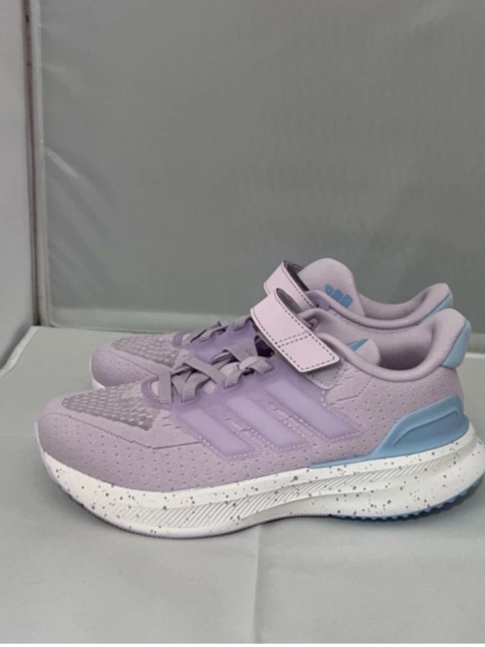 adidas Ultrarun Kids Lavender and Light Blue Sneakers